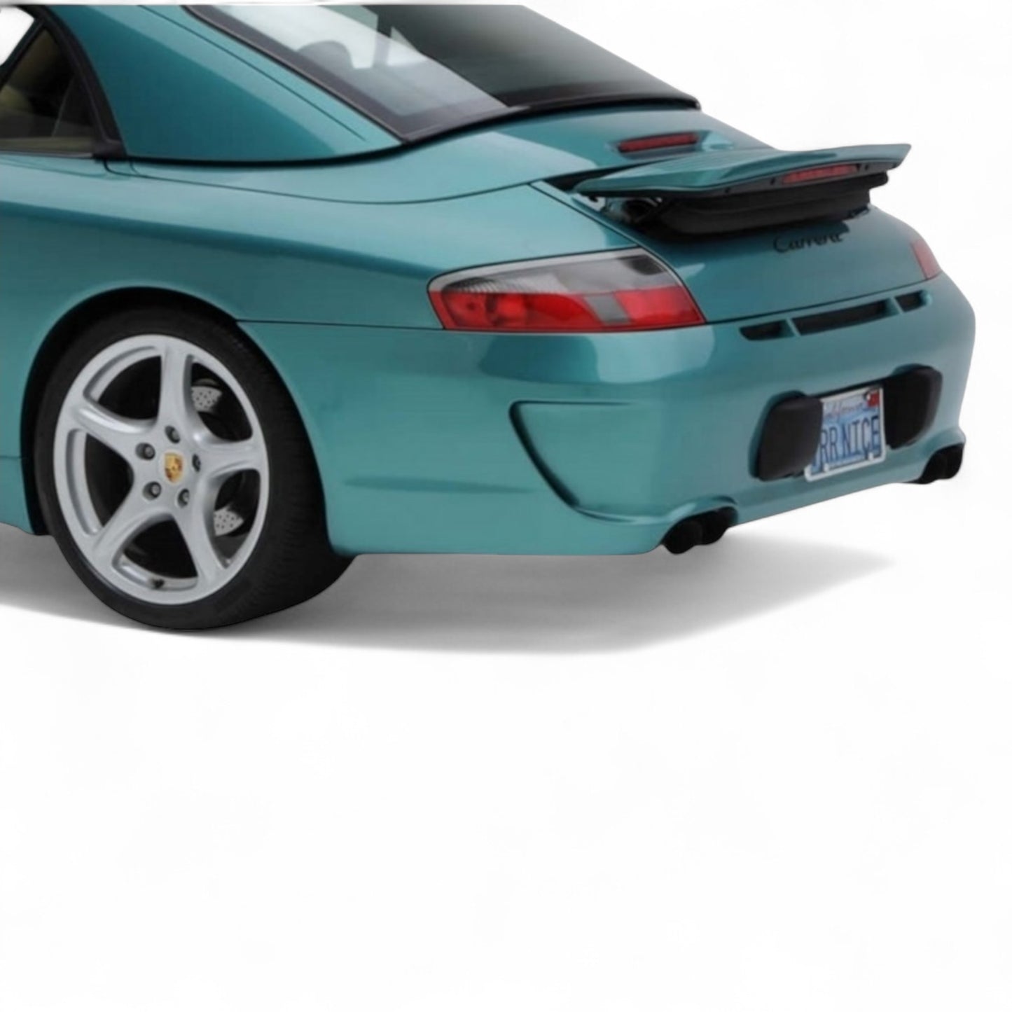 PORSCHE 996 CARRERA 1999–2004 REAR BUMPER GT3 RS STYLE WITH 997 LOOK FOR PORSCHE 996 AERO UPGRADE RACING STYLE REAR END CONVERSION