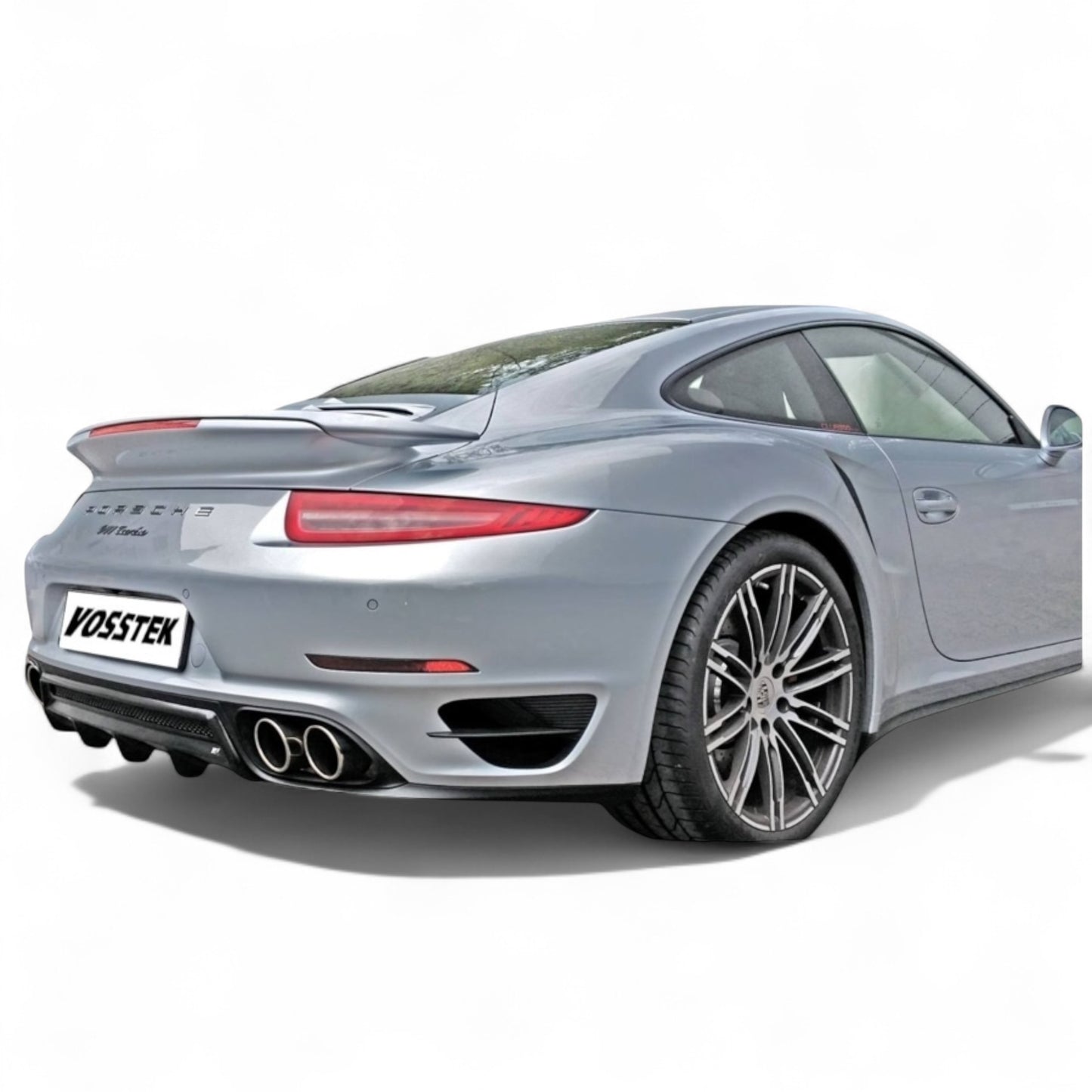 PORSCHE 991 Turbo 2012–2015 REAR DIFFUSER BUMPER VALANCE AERO KIT PERFORMANCE TRIM