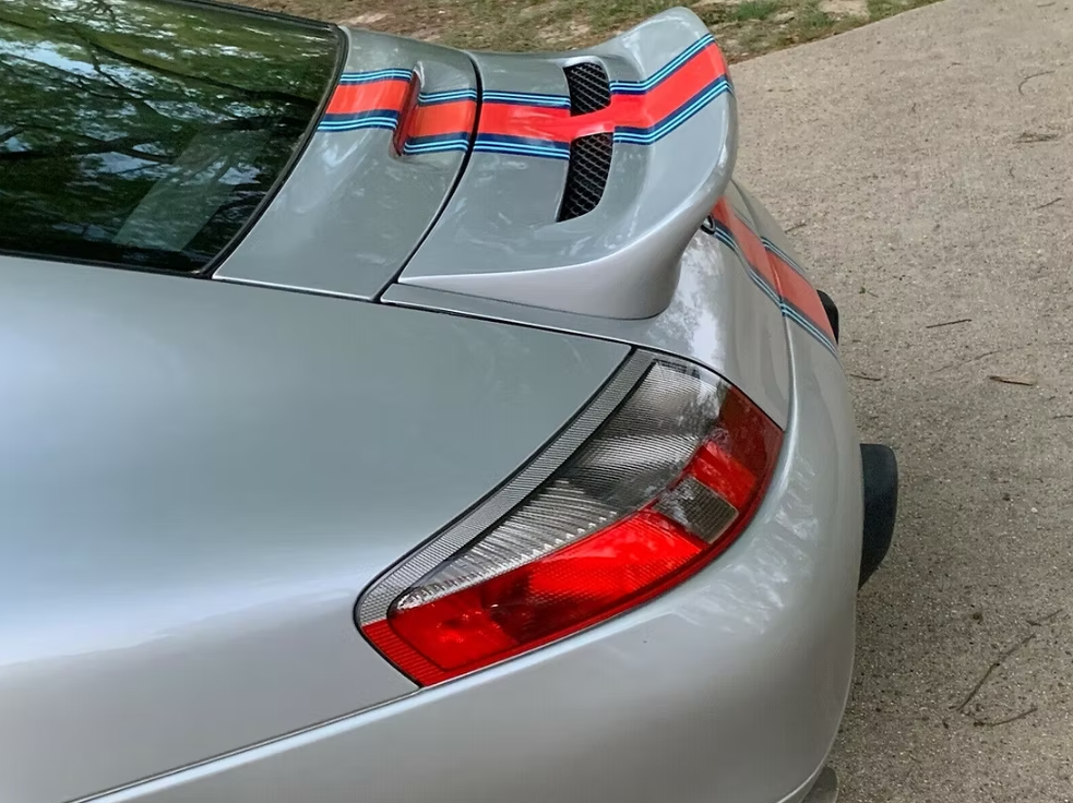 PORSCHE 996 CARRERA 1999–2004 SINGER STYLE DUCKTAIL SPOILER FOR PORSCHE 996 UPGRADE RACING LOOK REAR DECK LID ENHANCEMENT
