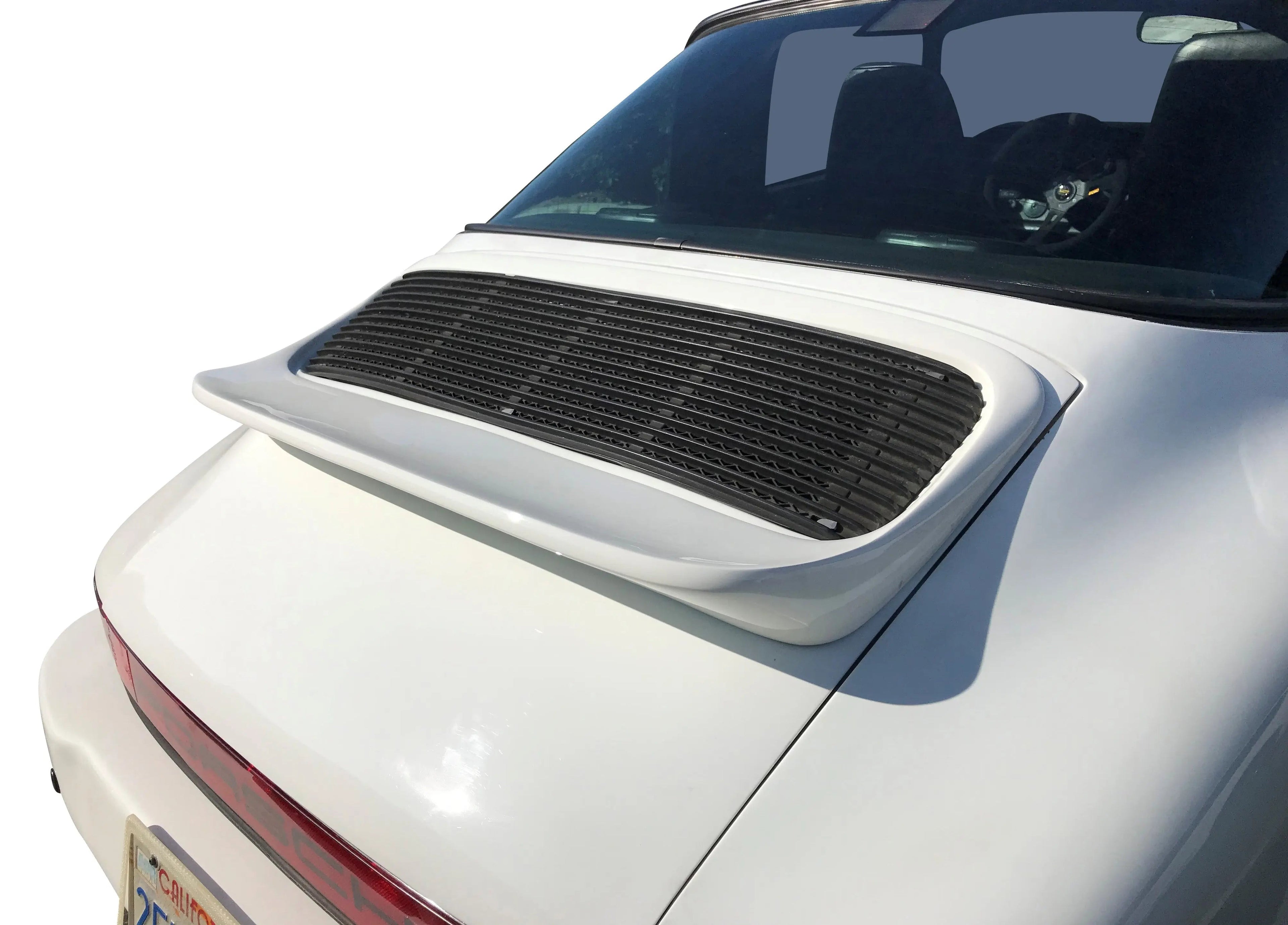 Porsche 911 Singer-style fiberglass ducktail wing rear spoiler