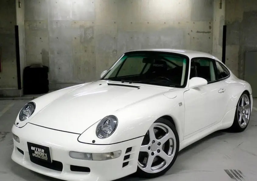 Porsche 993 Euro RS-style fiberglass front bumper