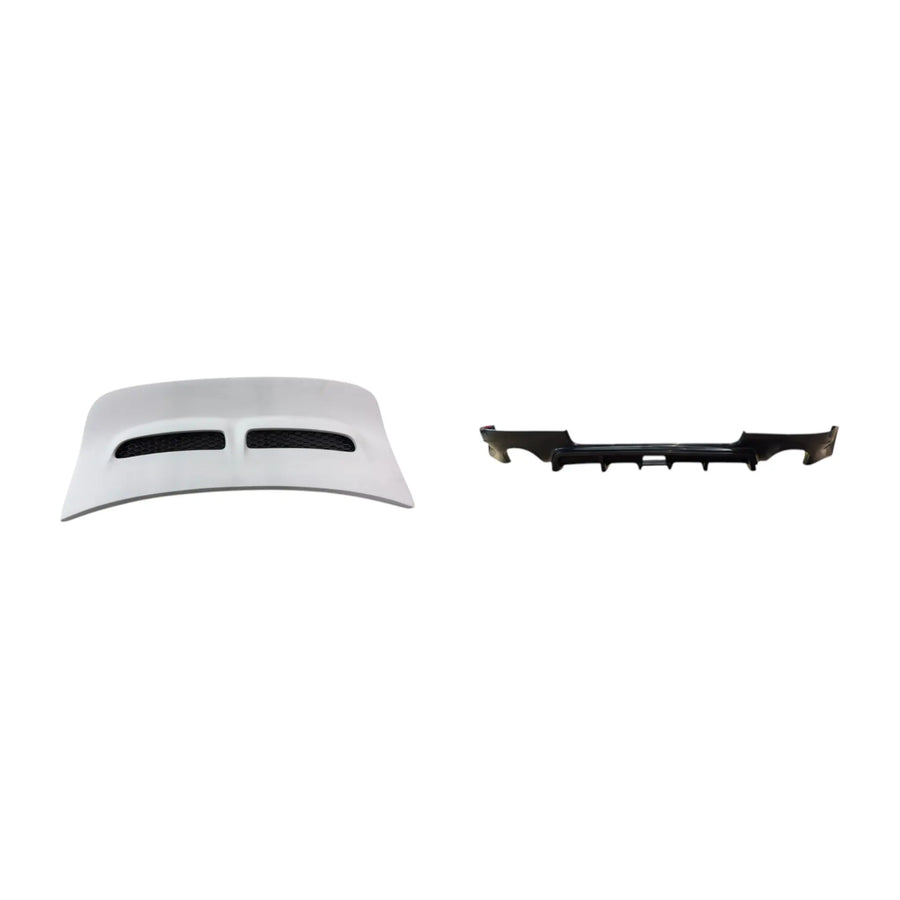 Porsche 996.1 Ducktail spoiler and rear diffuser aero kit by BetterBodies Motorsport for 1999-2001 996.1 models