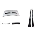 Porsche 997.1 Full Aero Kit by BetterBodies Motorsport, front lip, side rockers, diffuser, and ducktail on a 2005–2008 model