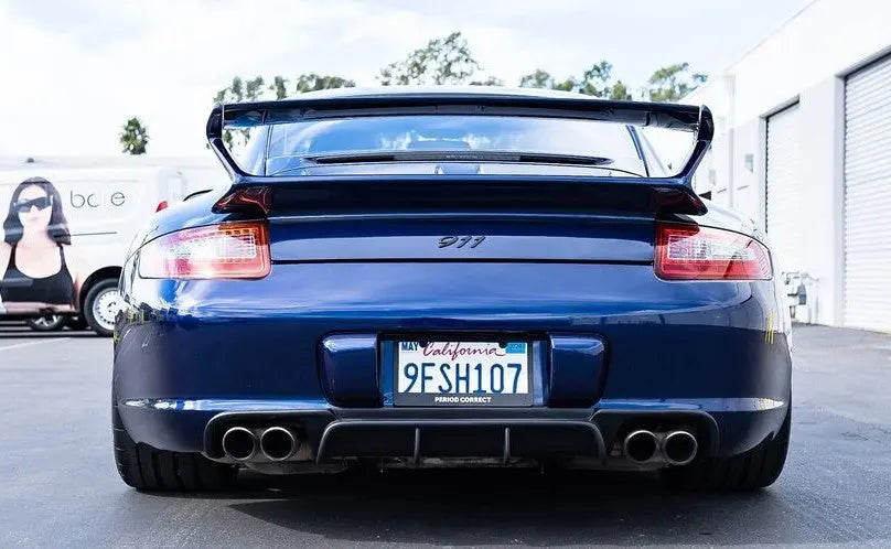 Porsche 997 rear bumper diffuser spoiler Polyurethane 997.1 ruf 05-08 RUF TA VOSSTEK