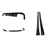 BetterBodies Motorsport Porsche 997.2 Aero Kit including front lip, rear diffuser, and side rockers for 2009–2012 models.