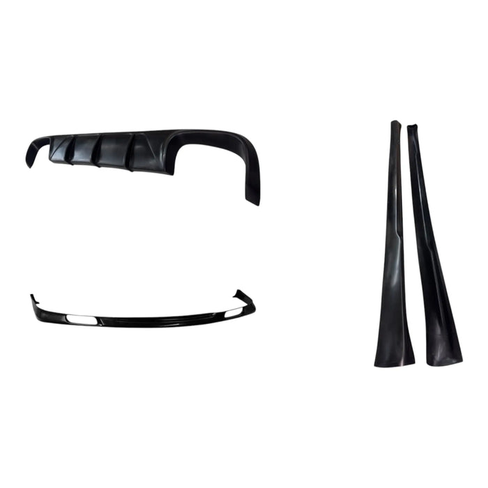 BetterBodies Motorsport Porsche 997.2 Aero Kit with front lip, rear diffuser, and side rockers for 2009–2012 models.