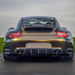 Porsche 997.2 Rear Bumper Diffuser – RUF/TA Style Polyurethane (2009–2012)