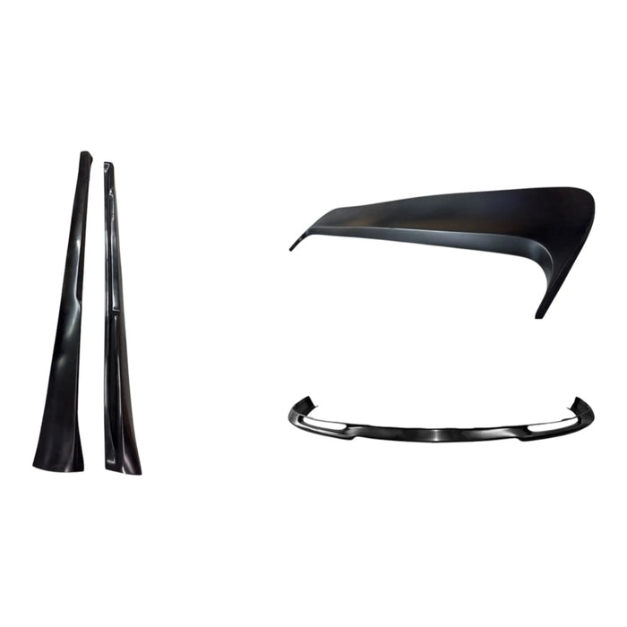 BetterBodies Motorsport Porsche 997 Turbo Aero Kit featuring front lip, side rockers, and roof spoiler for 2007–2012.