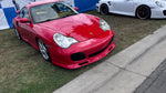 BetterBodies Motorsport front lip spoiler for Porsche 996 Turbo 1999–2004, racing style upgrade enhancing front bumper appearance.