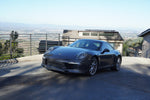 Porsche 991 Carrera Euro GT chin spoiler front bumper splitter in polyurethane, installed on a 2012-2015 Porsche 991 Carrera.