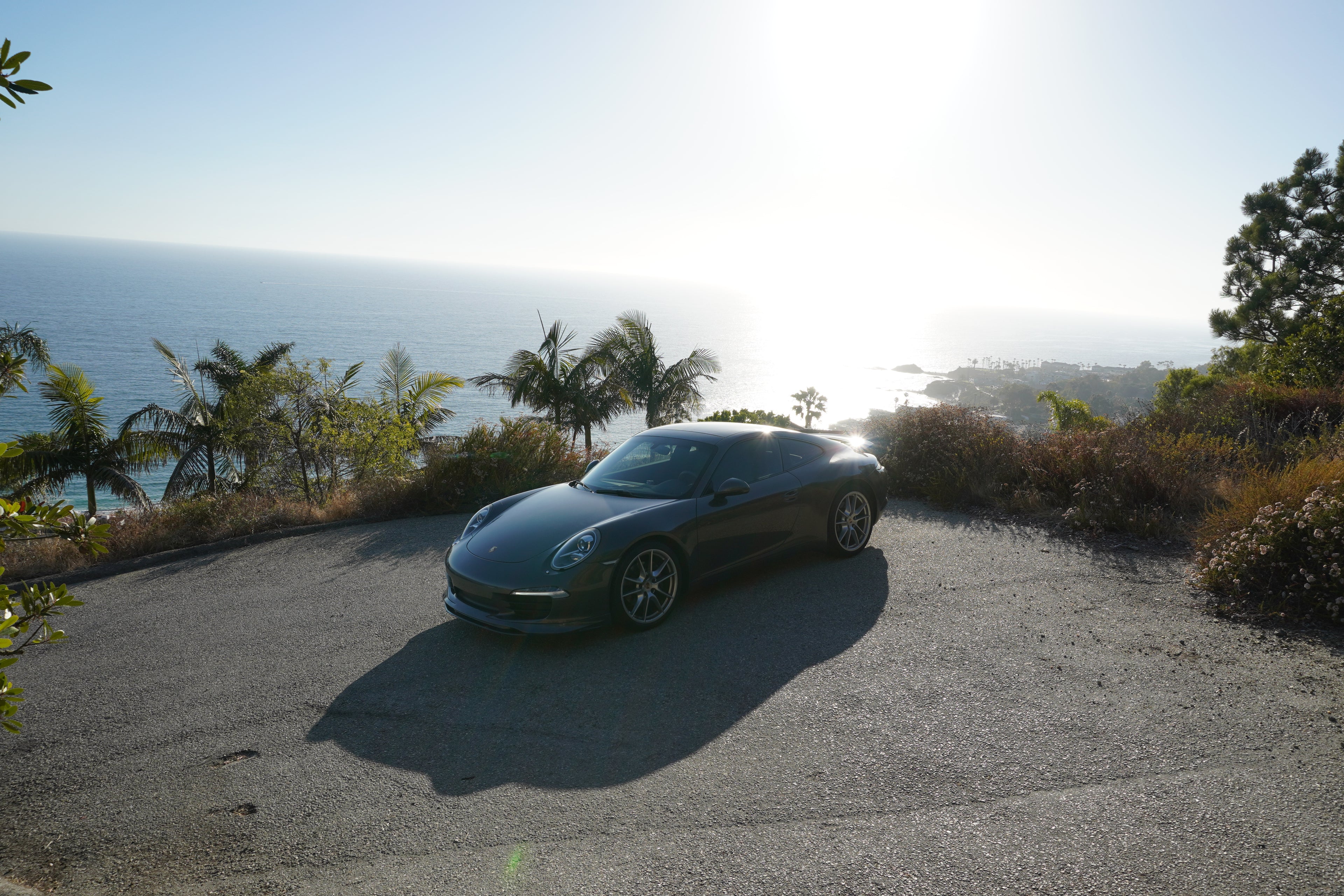 Porsche 991 Carrera Euro GT chin spoiler in polyurethane, front bumper splitter for 2012-2015 models by BetterBodies Motorsport.