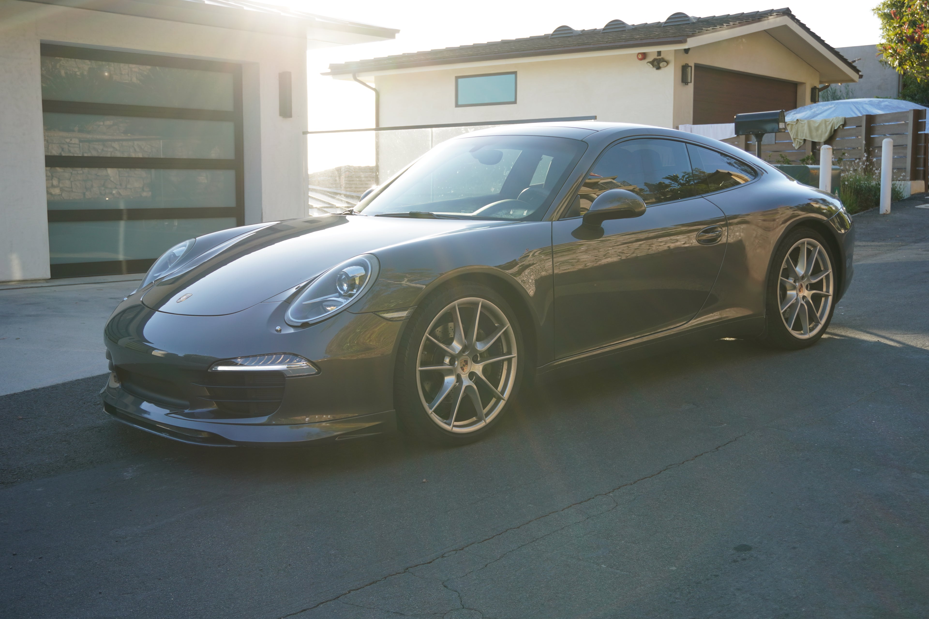 Porsche 991 Carrera Euro GT chin spoiler by BetterBodies Motorsport, polyurethane front lip splitter for 2012-2015 Carrera models.