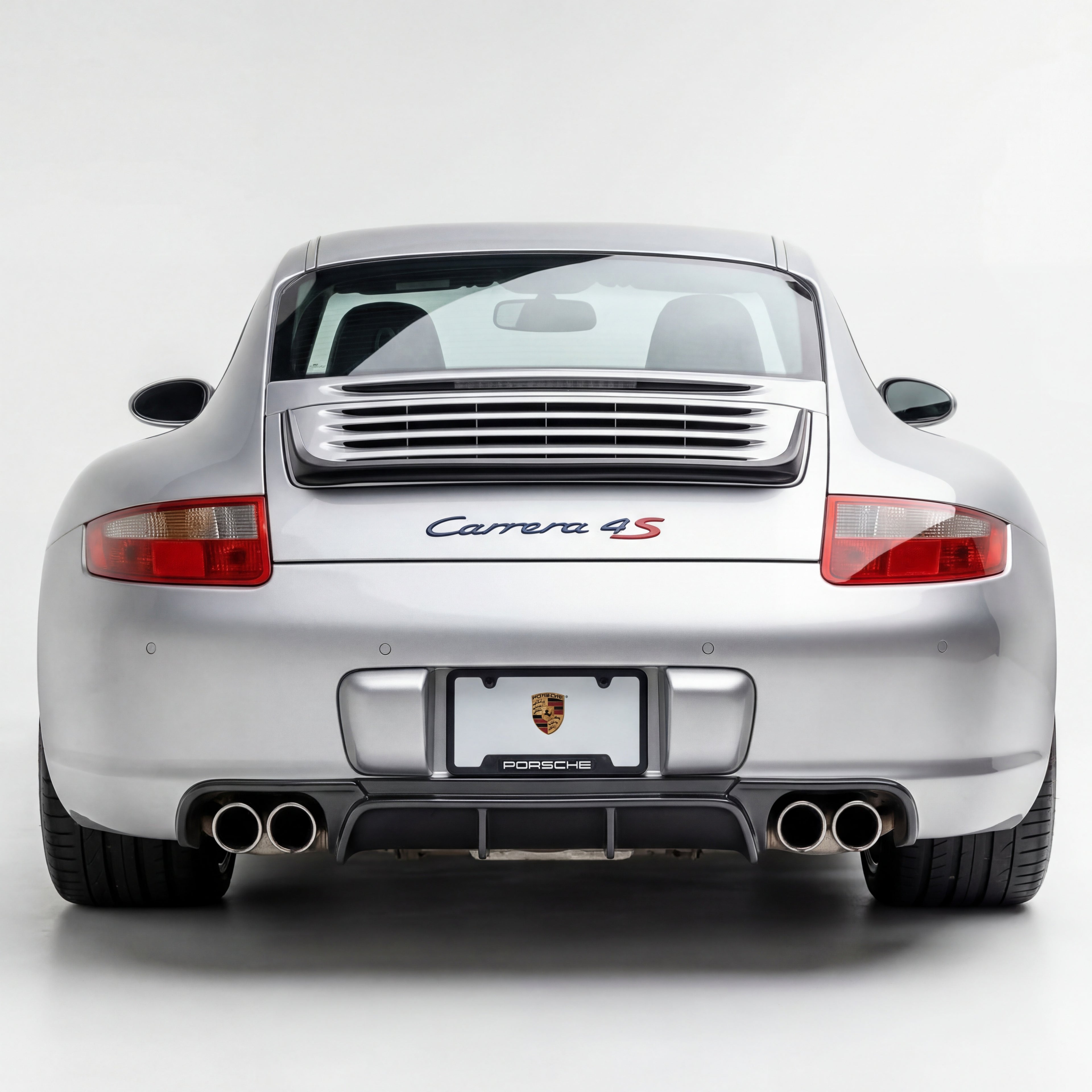 Porsche 997 Carrera GT3TEK rear wing by BetterBodies Motorsport, polyurethane ducktail spoiler on a 2005-2012 sports car.