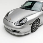 Front lip spoiler for Porsche 986 Boxster by BetterBodies Motorsport, RUF/GT3 RS Spyder style chin spoiler installed on 1997–2004 model
