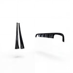 BetterBodies Motorsport Porsche 997.2 Aero Kit rear diffuser and side rockers for 2009–2012, showing the sleek aerodynamic design.