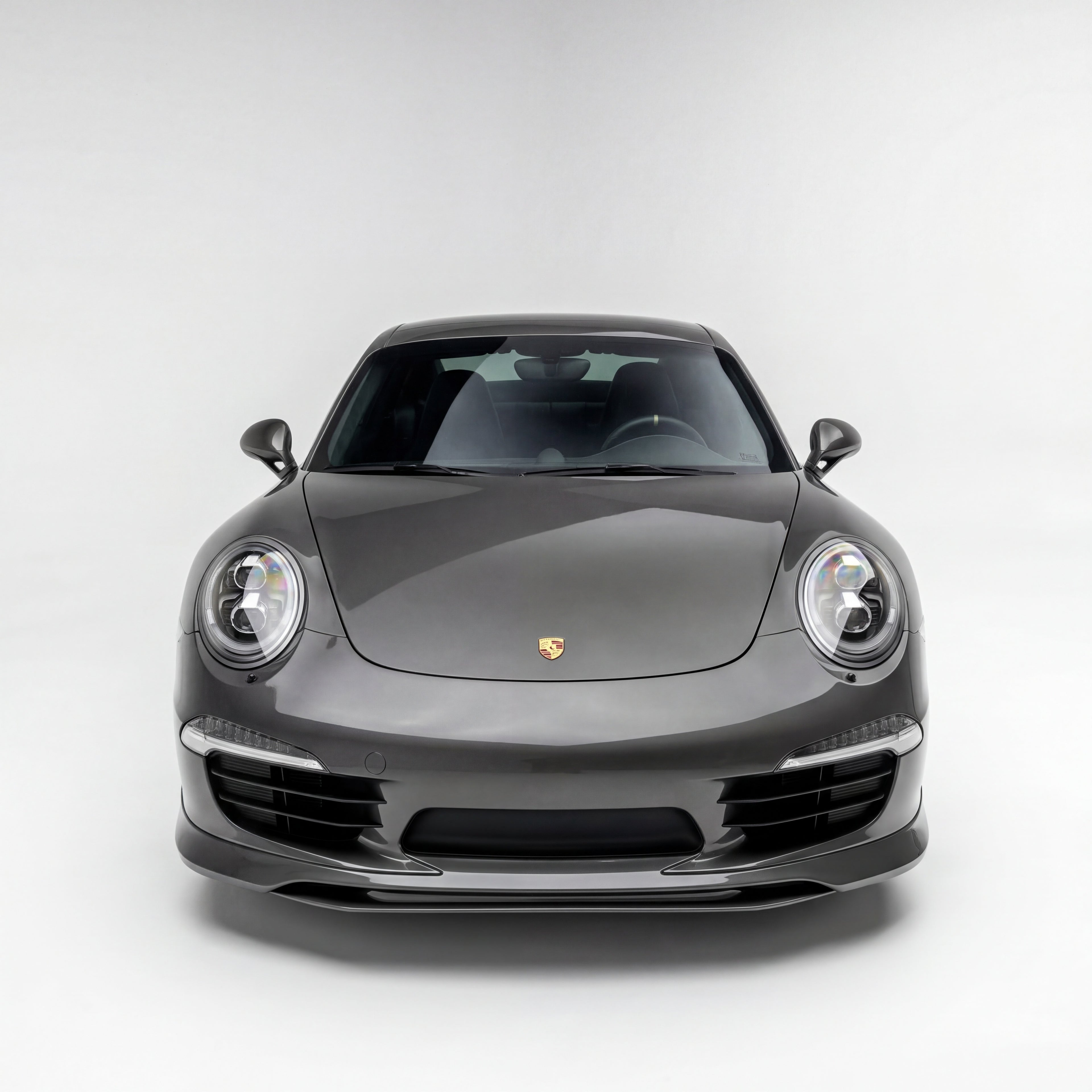 Porsche 991 Carrera Euro GT chin spoiler by BetterBodies Motorsport, polyurethane front lip splitter installed on a 2012–2015 model.