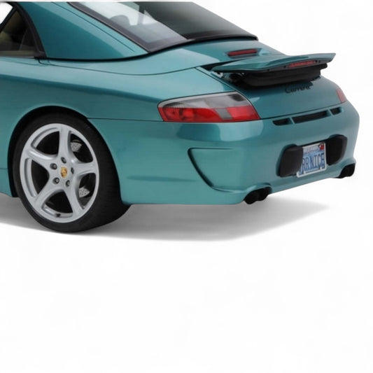 PORSCHE 996 CARRERA 1999–2004 REAR BUMPER GT3 RS STYLE WITH 997 LOOK FOR PORSCHE 996 AERO UPGRADE RACING STYLE REAR END CONVERSION
