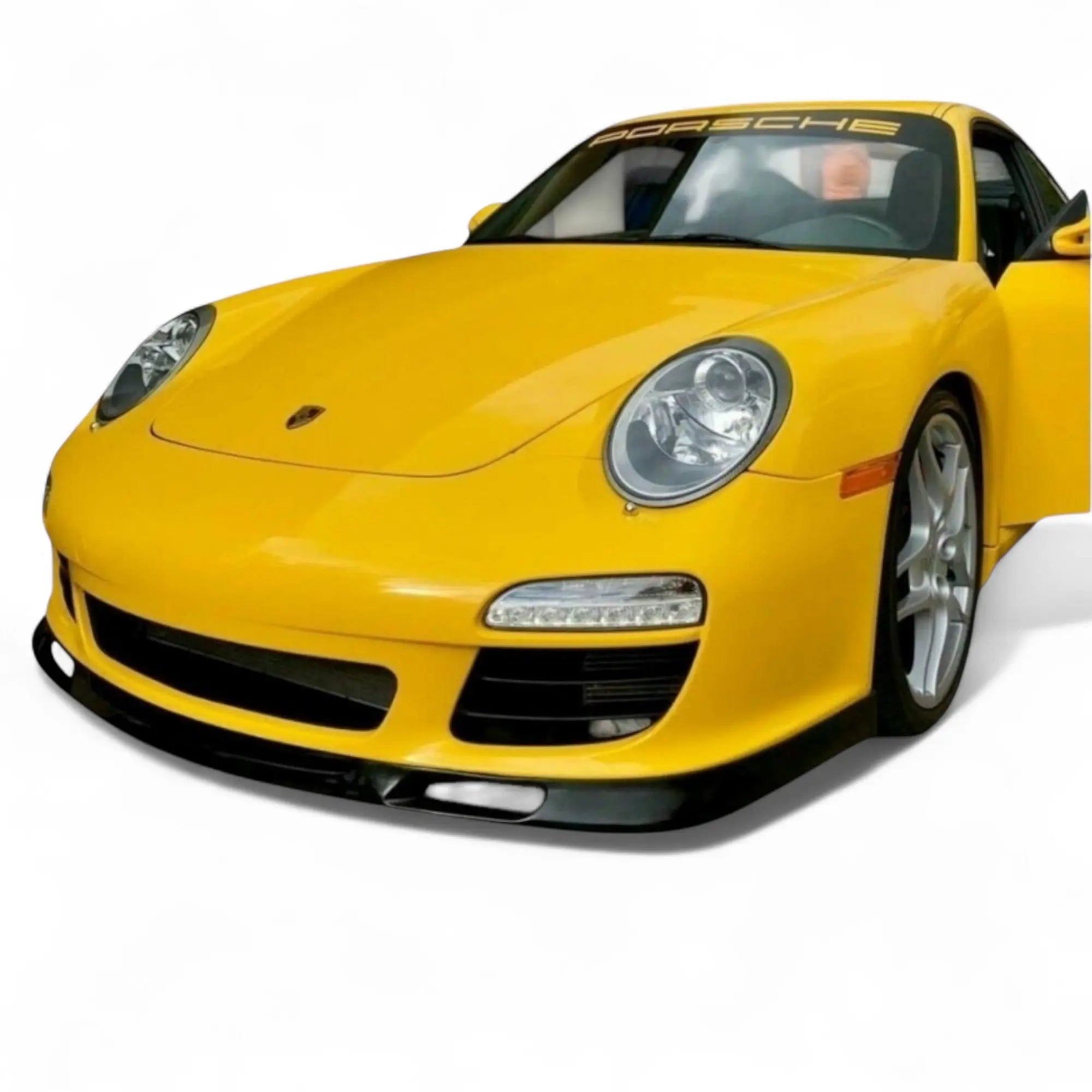 PORSCHE 997.2 CARRERA 2009–2012 POLYURETHANE FRONT LIP SPOILER FOR PORSCHE 997 AERO UPGRADE RACING STYLE FRONT BUMPER ENHANCEMENT VOSSTEK