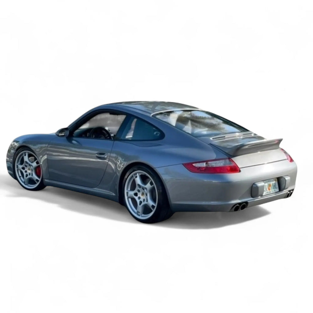 PORSCHE 997 CARRERA 2005–2012 BOLT-ON DUCKTAIL SPOILER FOR PORSCHE 997 REAR WING FIBERGLASS UPGRADE RACING STYLE REAR DECK LID CONVERSION VOSSTEK