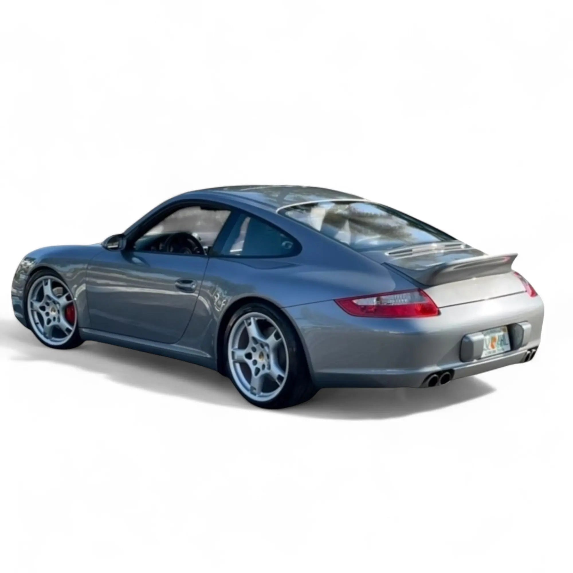 PORSCHE 997 CARRERA 2005–2012 BOLT-ON DUCKTAIL SPOILER FOR PORSCHE 997 REAR WING FIBERGLASS UPGRADE RACING STYLE REAR DECK LID CONVERSION VOSSTEK