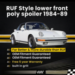 Porsche 911 RUF Yellow Bird-Style Front Spoiler – Polyurethane Narrow Body (1974–1989)