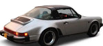 Porsche 911 P10-style rear wing base in polyurethane, designed for BetterBodies Motorsport, shown from the rear angle.