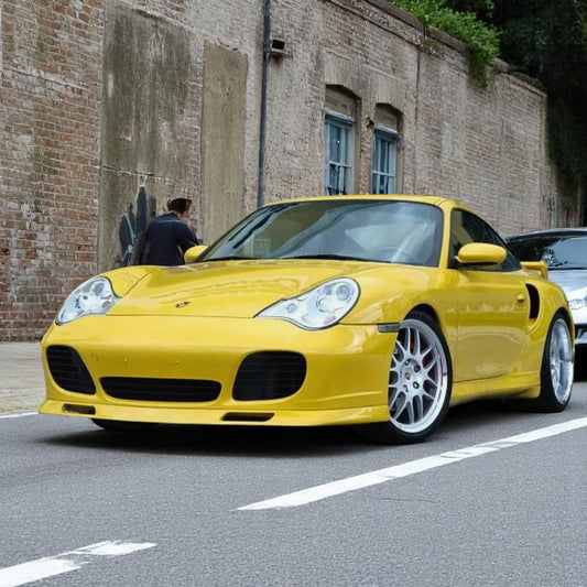 PORSCHE 996 TURBO 1999–2004 FRONT LIP SPOILER FOR PORSCHE 996 TURBO UPGRADE RACING STYLE FRONT BUMPER ENHANCEMENT