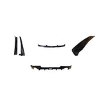BetterBodies Motorsport Porsche 996 Aero Kit includes front lip, side rockers, small ducktail, and rear diffuser on a car.