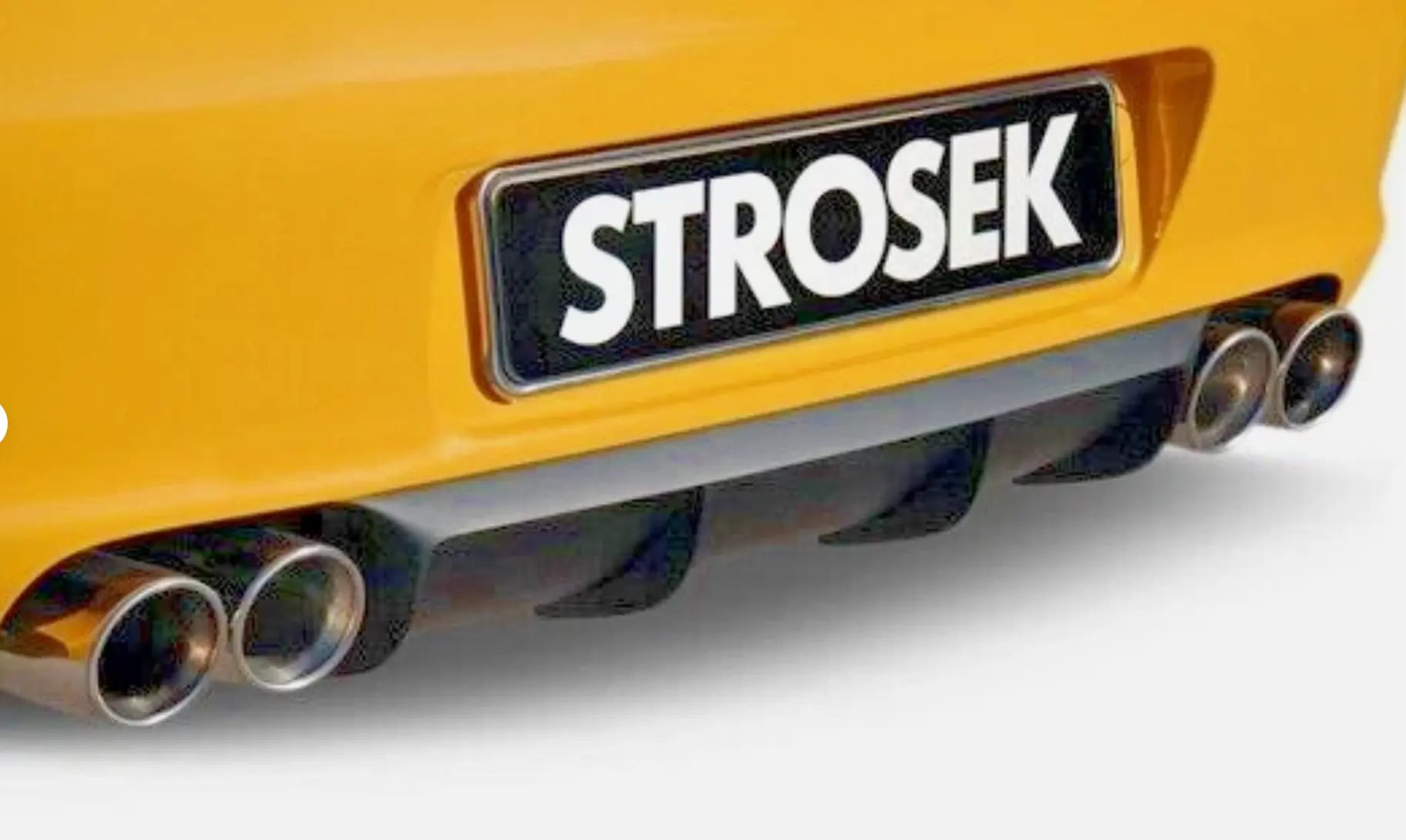 Porsche 997 rear diffuser urethane Strossek RUF style fits 05-08 Carrera & 4S VOSSTEK
