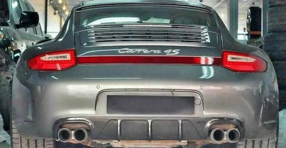 Porsche 997 POLYURETHANE Rear Bumper Diffuser custom ta ruf 997.2 2009-2012 DP B BBMotorsport (252) VOSSTEK