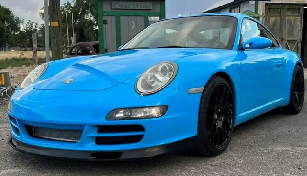 Porsche 997 Carrera front spoiler lip GT3 style urethane for 2005-2008 997.1 VOSSTEK