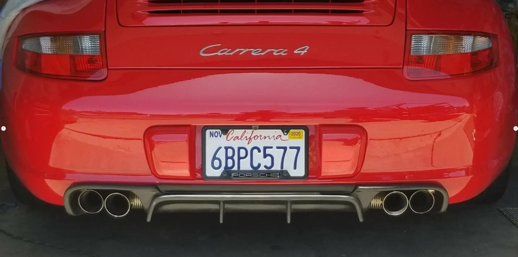 Porsche 997 rear bumper diffuser spoiler Polyurethane 997.1 ruf 05-08 RUF TA VOSSTEK