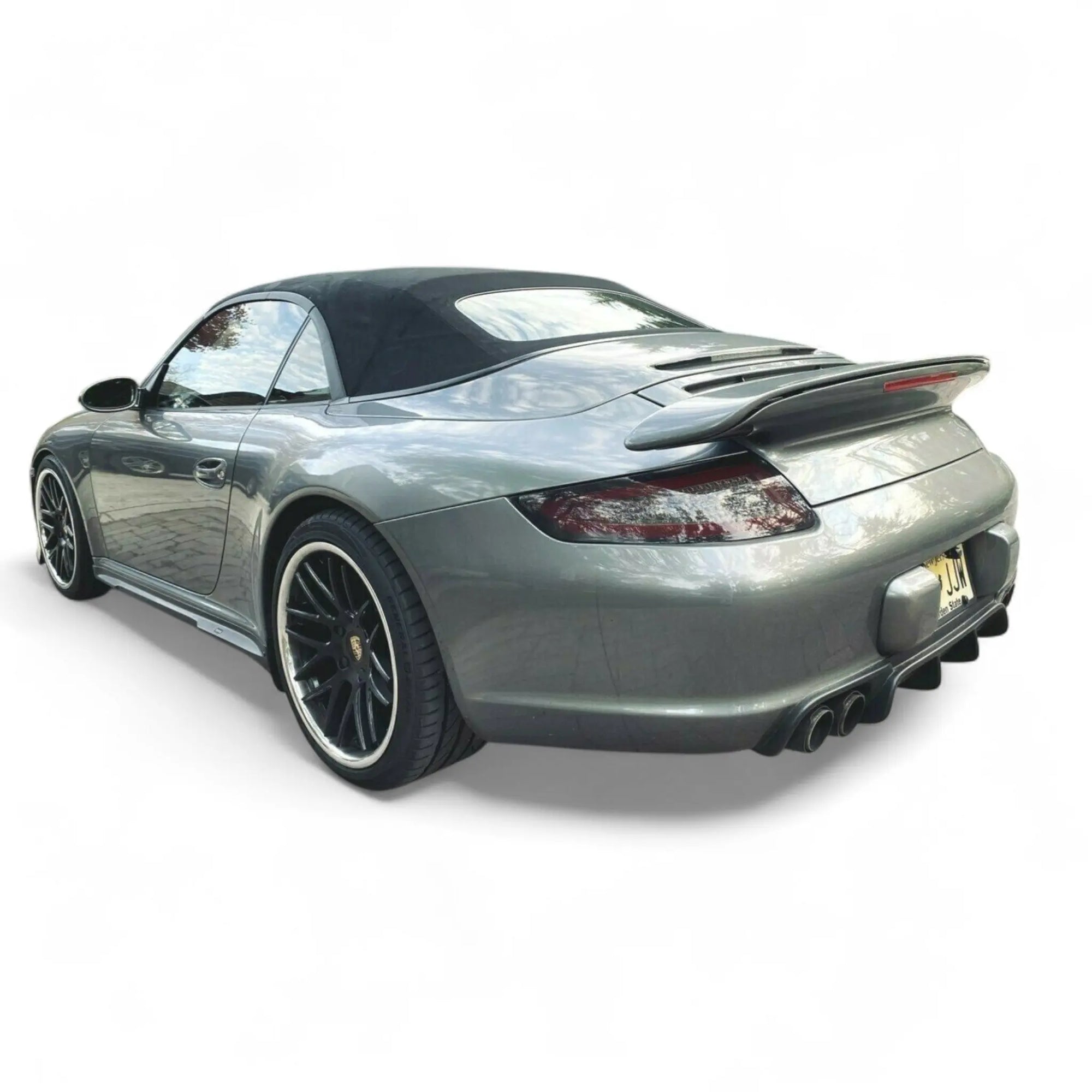 Porsche 997 rear diffuser urethane Strossek RUF style fits 05-08 Carrera & 4S VOSSTEK