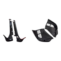 Porsche 993 aero kit including side rockers and front splitters by BetterBodies Motorsport, made of polyurethane for 1995–1998 models.