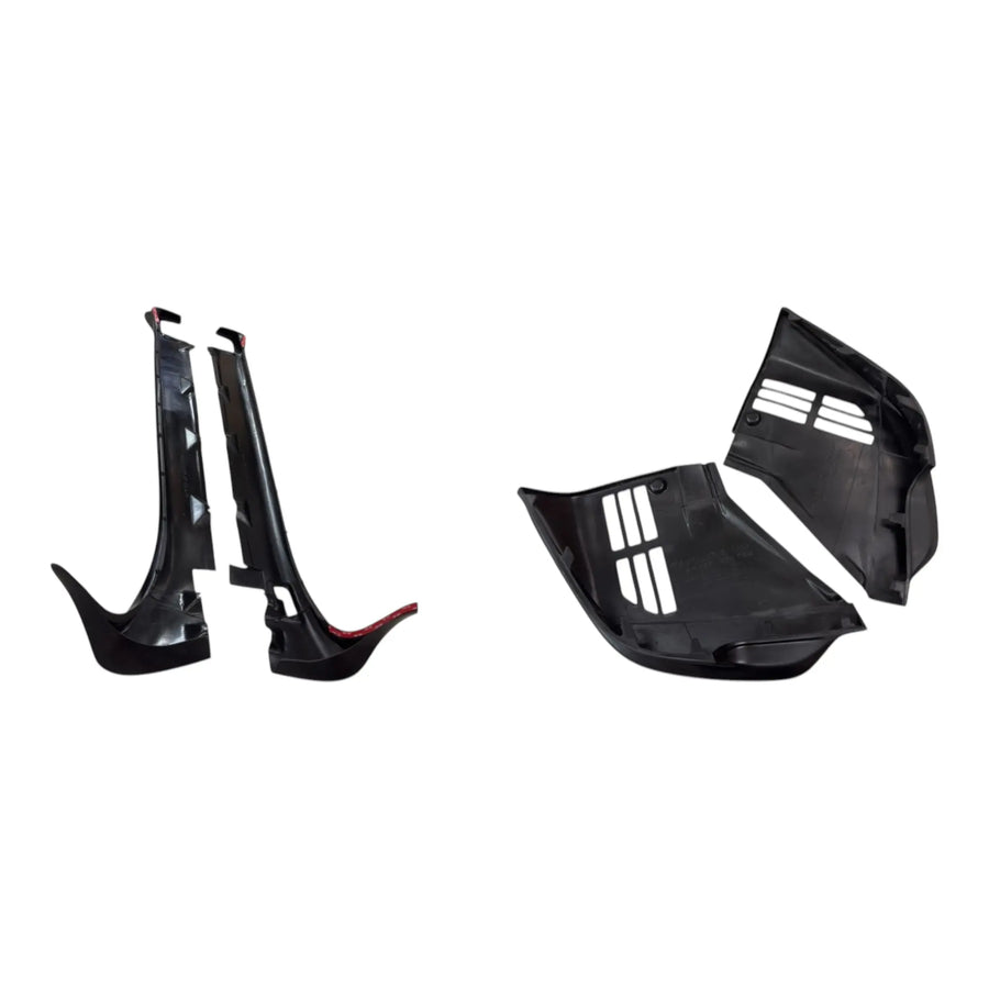 Porsche 993 aero kit including side rockers and front splitters by BetterBodies Motorsport, made of polyurethane for 1995–1998 models.