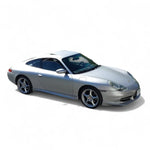 BetterBodies Motorsport Porsche 996.1 Carrera GT3TEK front lip spoiler for aero upgrade, showcasing sleek aerodynamic design.