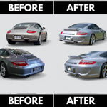 Porsche 997 body kit rear bumper