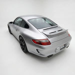 Fiberglass Porsche 997 Carrera ducktail wing by BetterBodies Motorsport for 2005-2012 911 models, racing style upgrade.