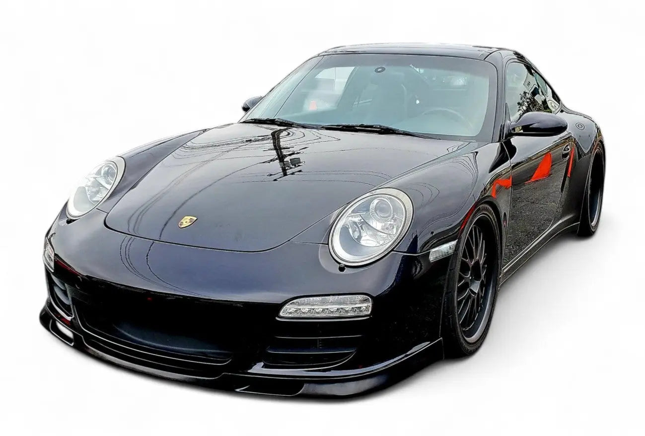 PORSCHE 997.2 CARRERA 2009–2012 POLYURETHANE FRONT LIP SPOILER FOR PORSCHE 997 AERO UPGRADE RACING STYLE FRONT BUMPER ENHANCEMENT VOSSTEK