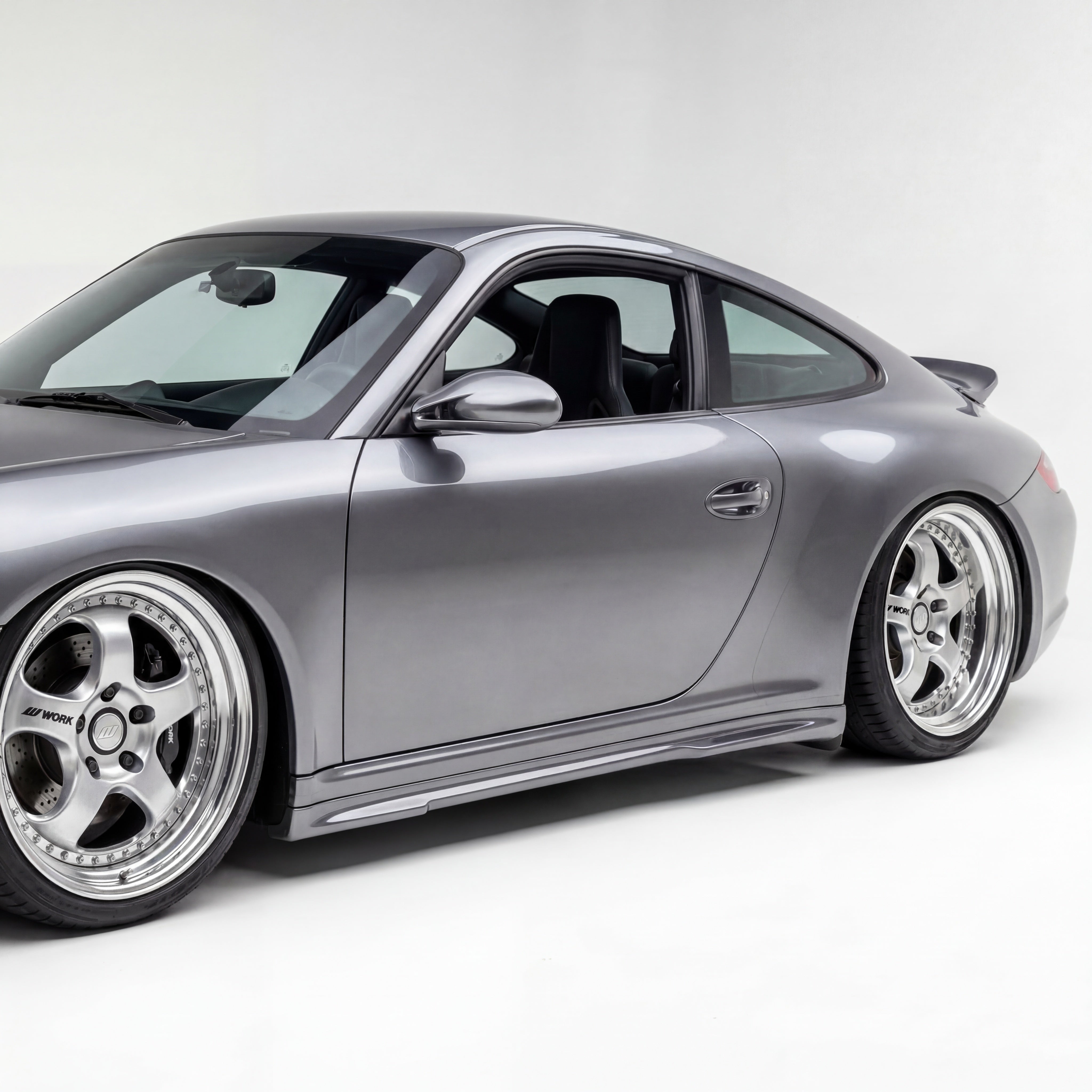 Porsche 997 Carrera/GT3 Mach II Side Skirts – Rocker Panels Narrow Body (2005–2012) Polyurethane
