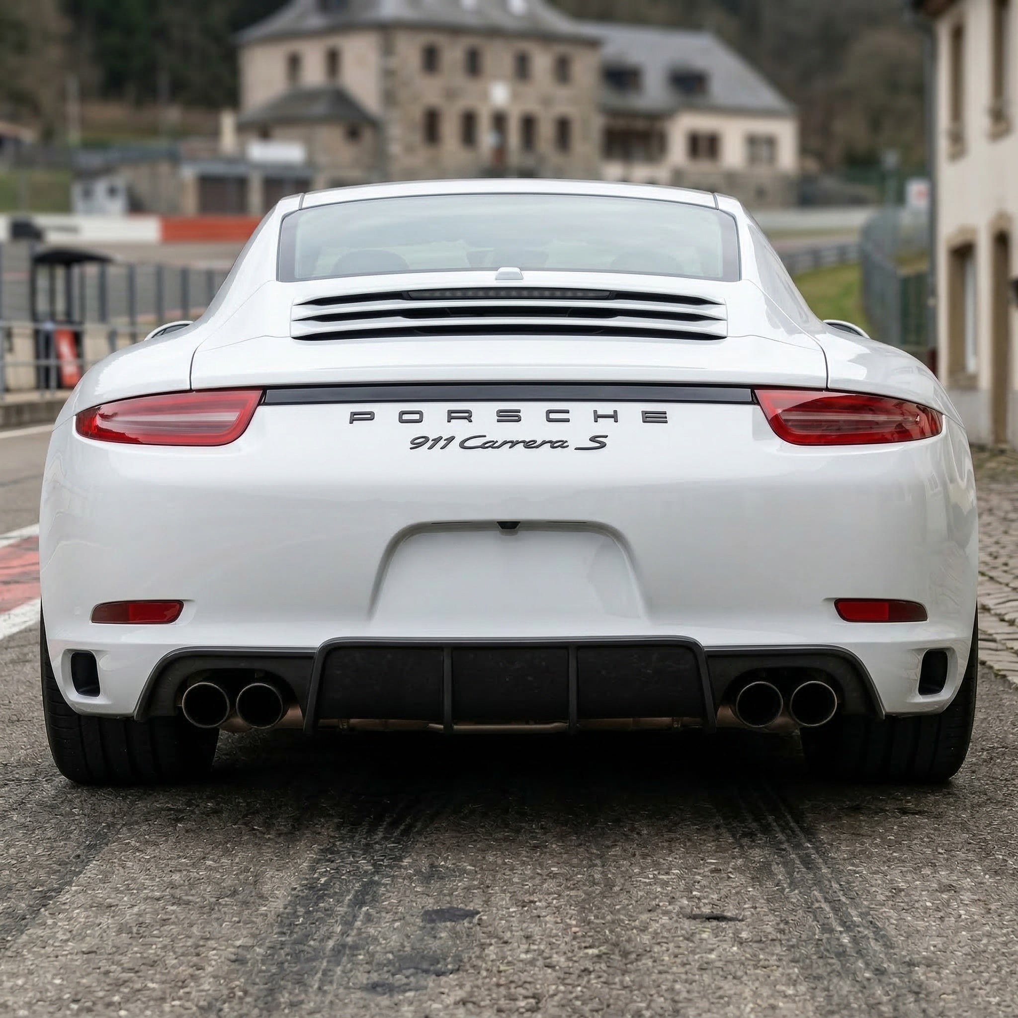 Porsche 991 Carrera rear polyurethane diffuser