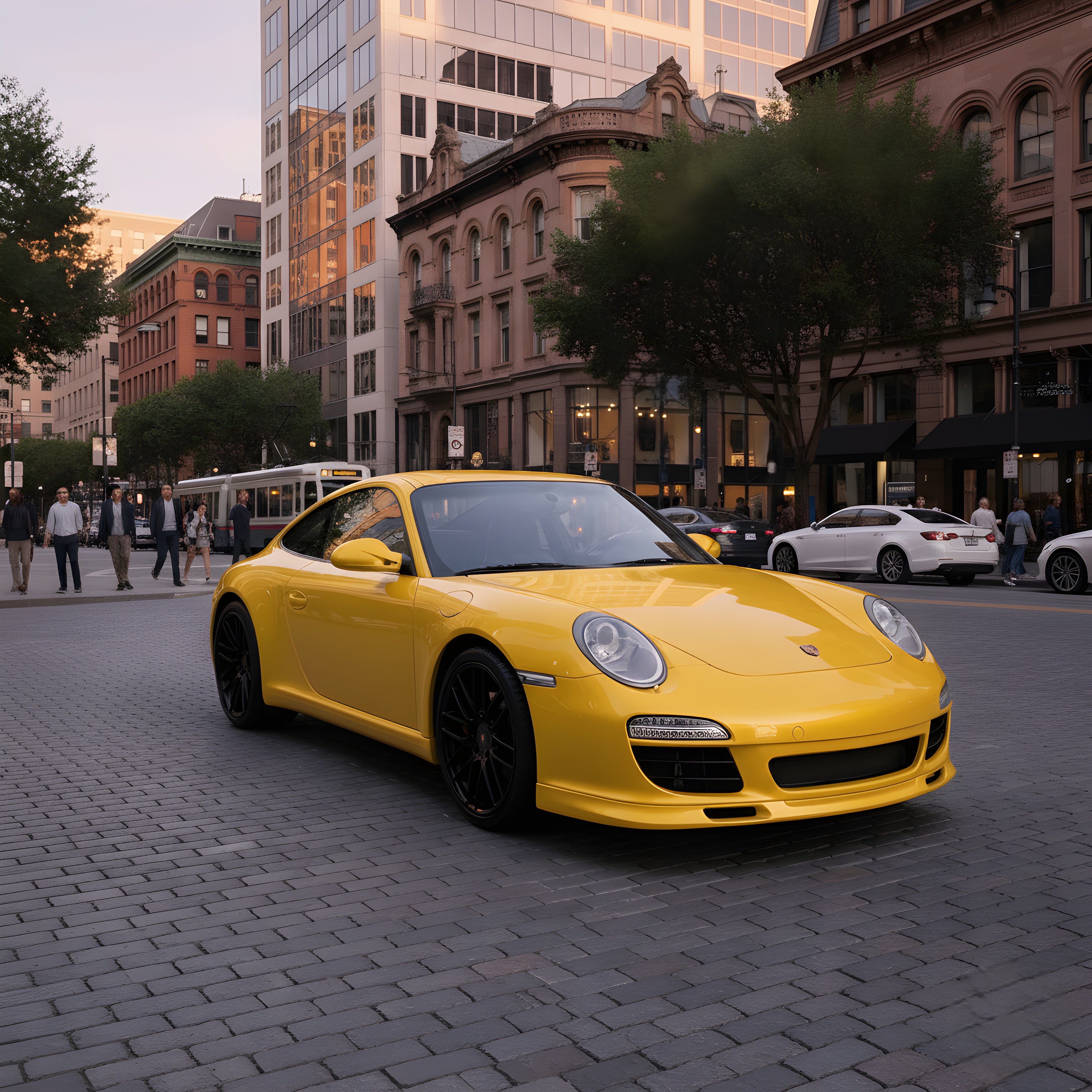 PORSCHE 997.2 CARRERA 2009–2012 POLYURETHANE FRONT LIP SPOILER FOR PORSCHE 997 AERO UPGRADE RACING STYLE FRONT BUMPER ENHANCEMENT