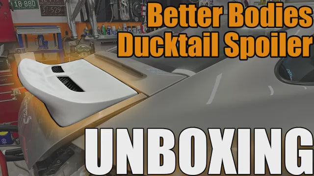 PORSCHE 996 CARRERA 1999–2004 SINGER STYLE DUCKTAIL SPOILER FOR PORSCHE 996 UPGRADE RACING LOOK REAR DECK LID ENHANCEMENT