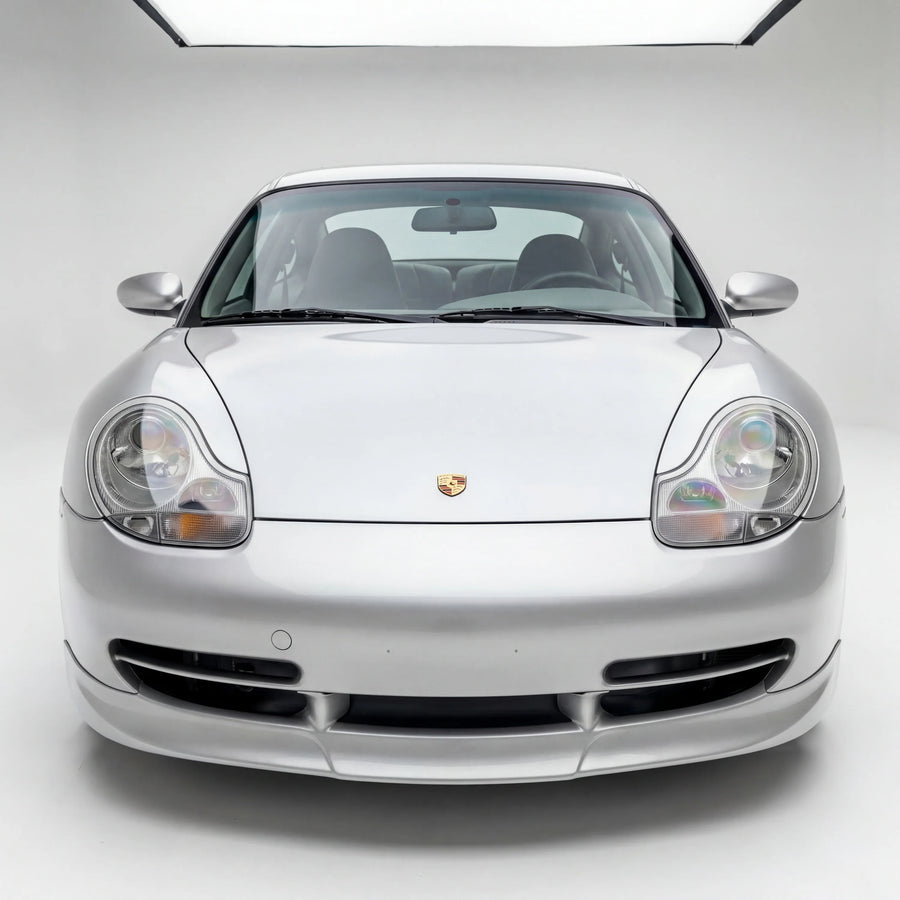 Polyurethane Aero II front lip and GT3 RS side skirts for Porsche 996.1 Aero Kit, 1999–2001, by BetterBodies Motorsport.