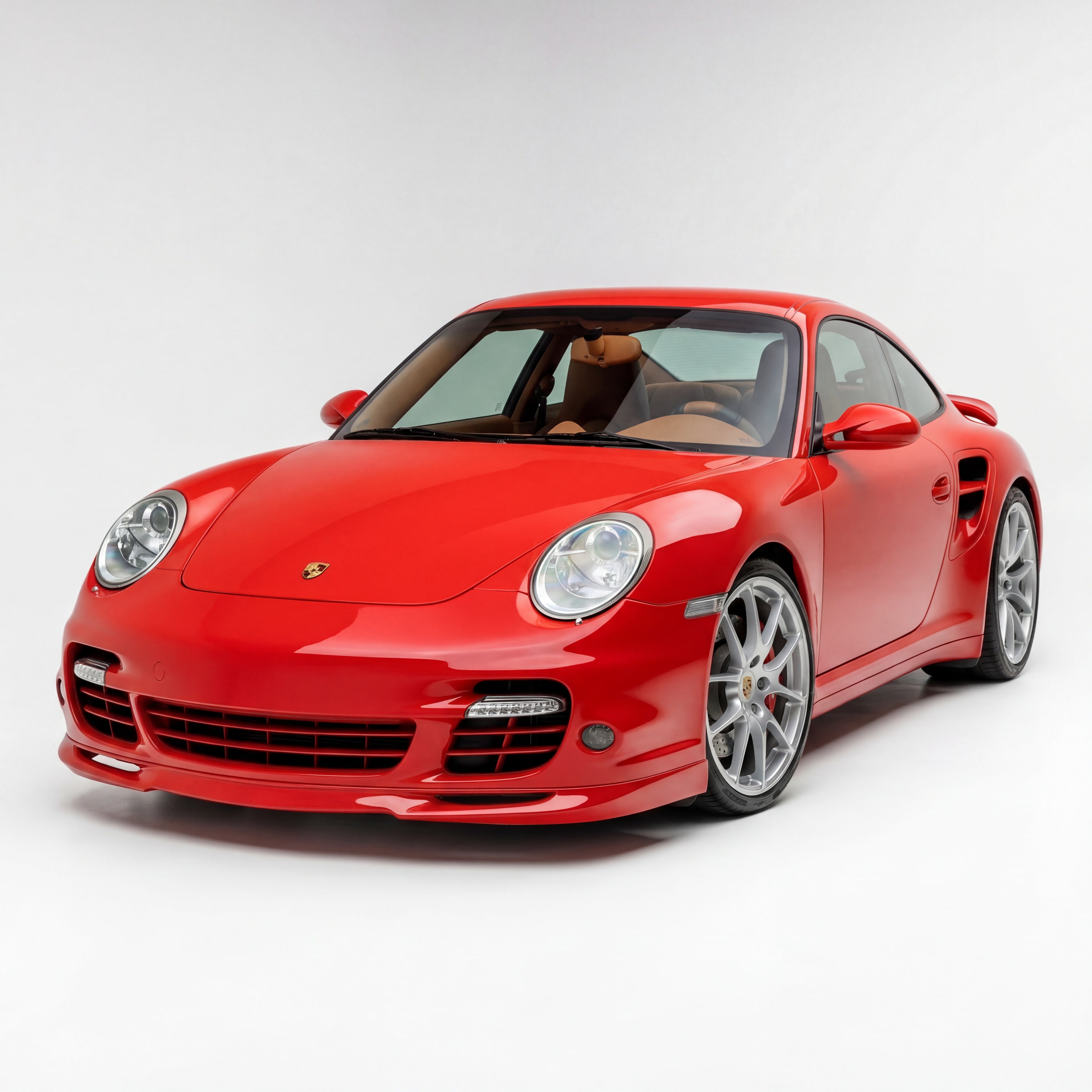 Porsche 997 Turbo Front Bumper Lip | Polyurethane Widebody (07–09)