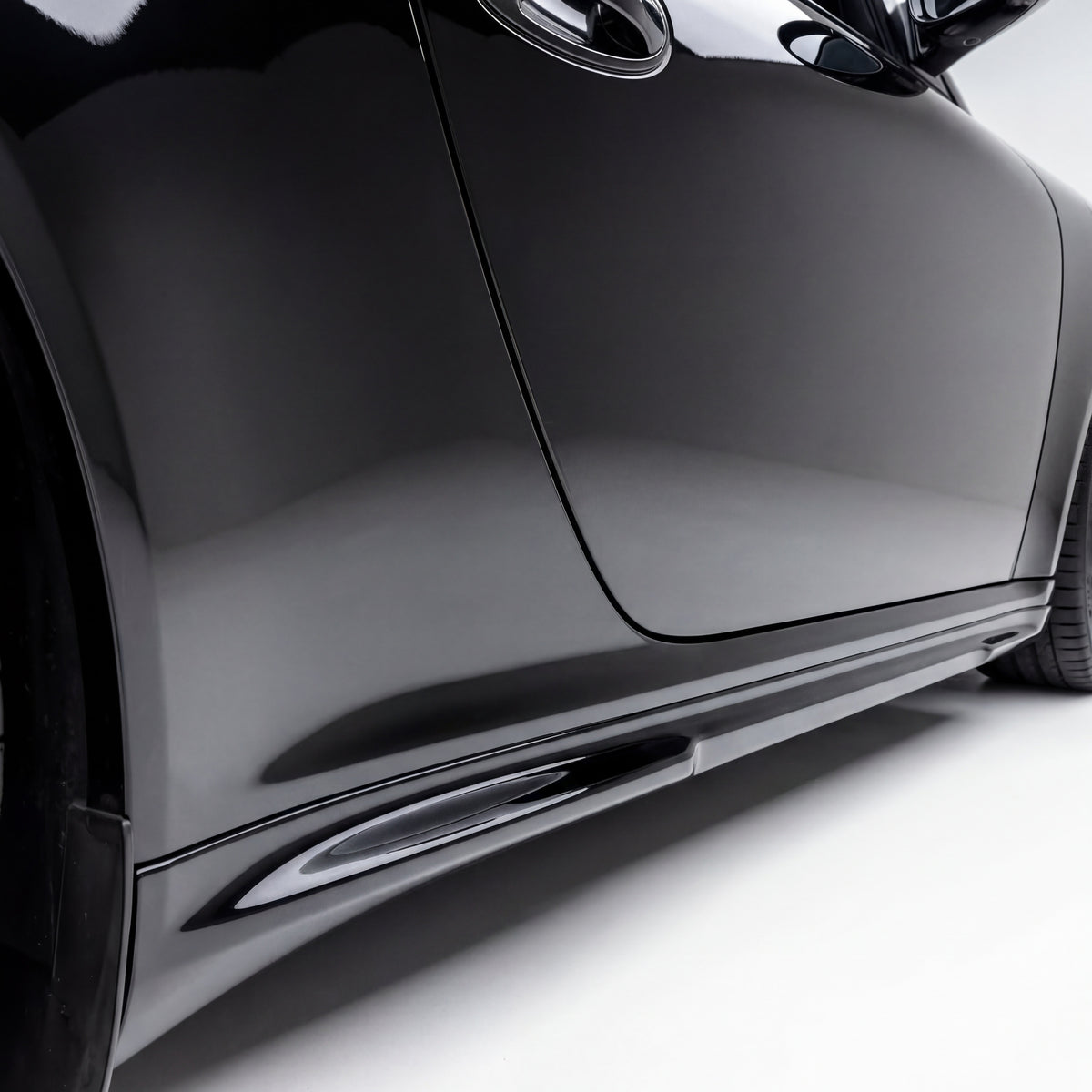 BetterBodies Motorsport Porsche 997 Carrera Mach II side skirts in polyurethane for narrow body 2005–2012 model.