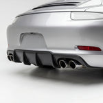 Porsche 911 991 rear bumper diffuser upgrade