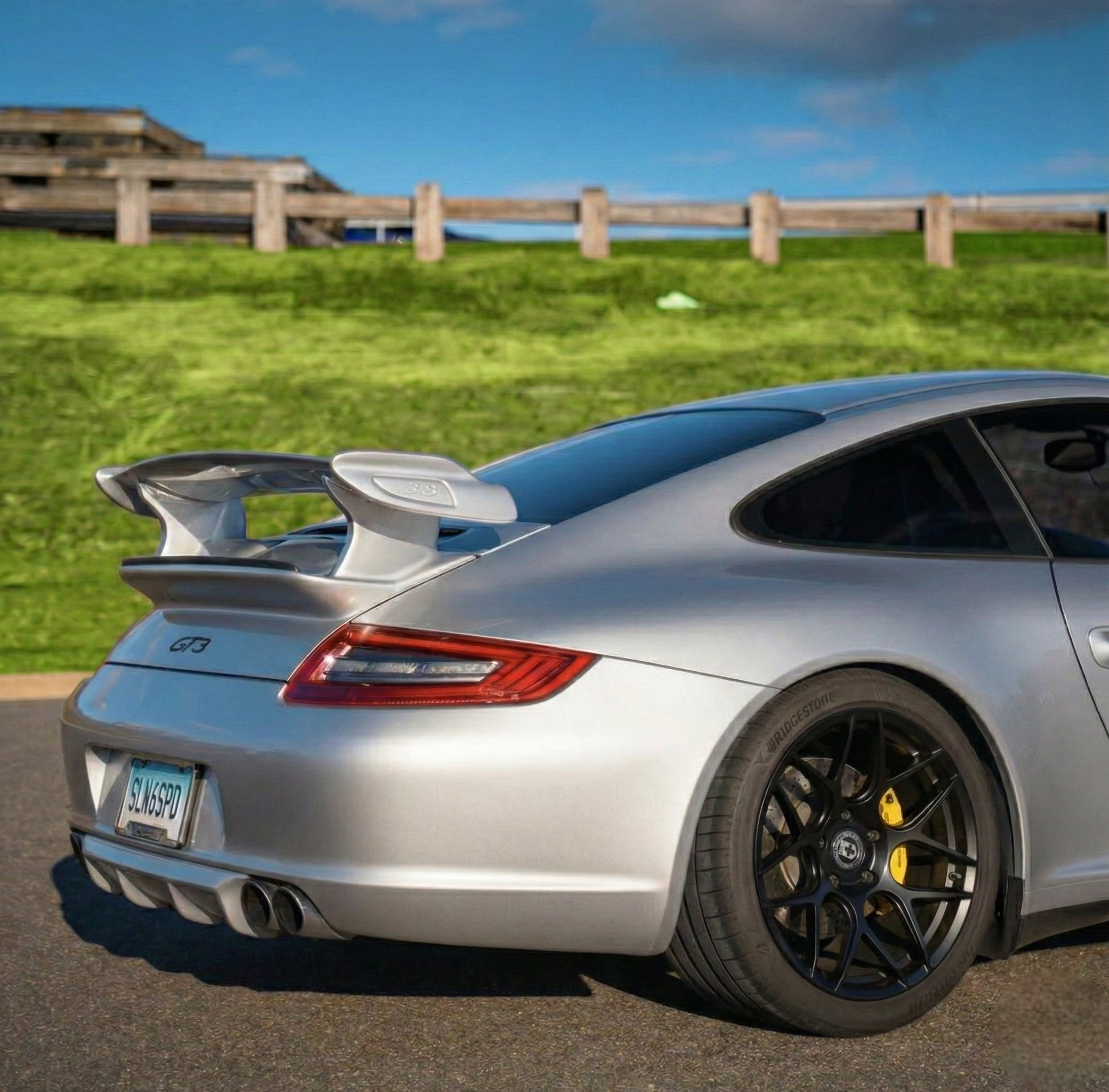 Porsche 997 rear diffuser urethane Strossek RUF style fits 05-08 Carrera & 4S