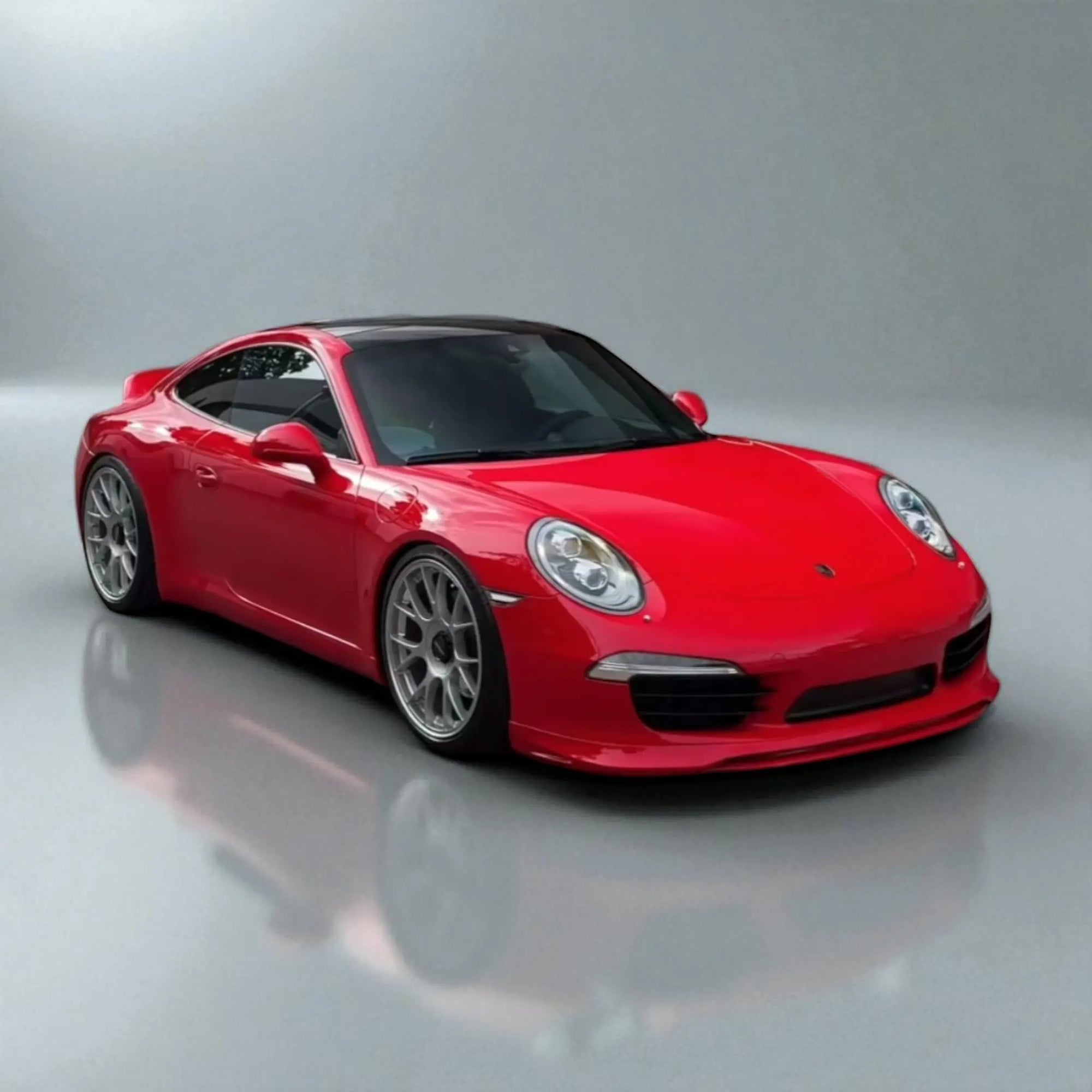 PORSCHE 991 CARRERA EURO GT CHIN SPOILER POLYURETHANE FRONT BUMPER LIP SPLITTER AERO TRIM VOSSTEK
