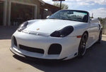 BetterBodies Motorsport Porsche 996 Carrera front bumper, 1999–2001 TK style aero upgrade, racing look, front end conversion.